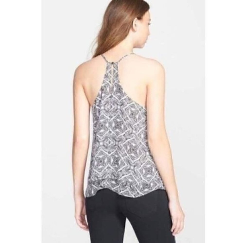 nordstrom Sun & Shadow Top XS Double Layer Halter Printed Modern Family Haley - Picture 11 of 13